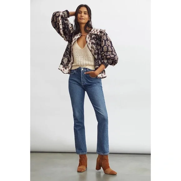 AGOLDE Riley High Rise Straight Jeans - Picture 10 of 11